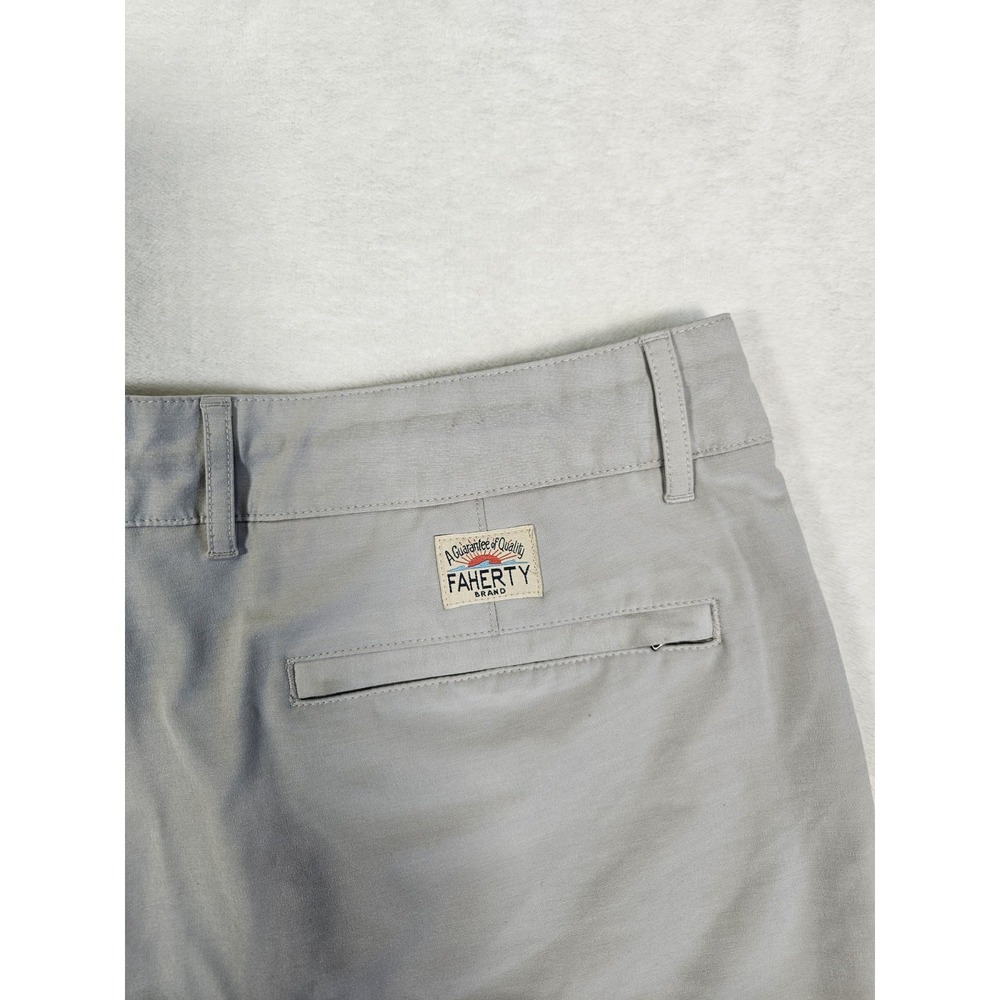 Faherty Men's All‎ Day Shorts Gray Sz 36 Pockets Dri Fit - Picture 6 of 10